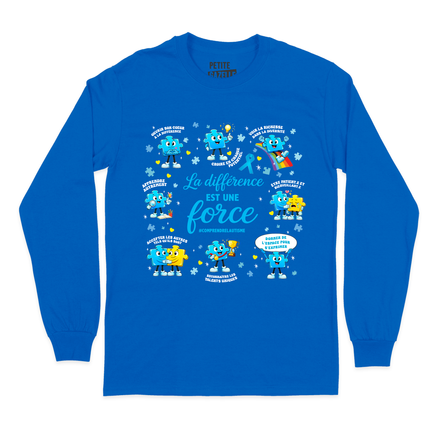 T-SHIRT À MANCHES LONGUES | Comprendre l'autisme