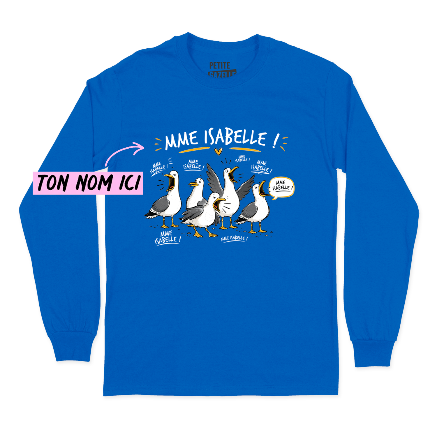 T-SHIRT À MANCHES LONGUES | Les petites mouettes