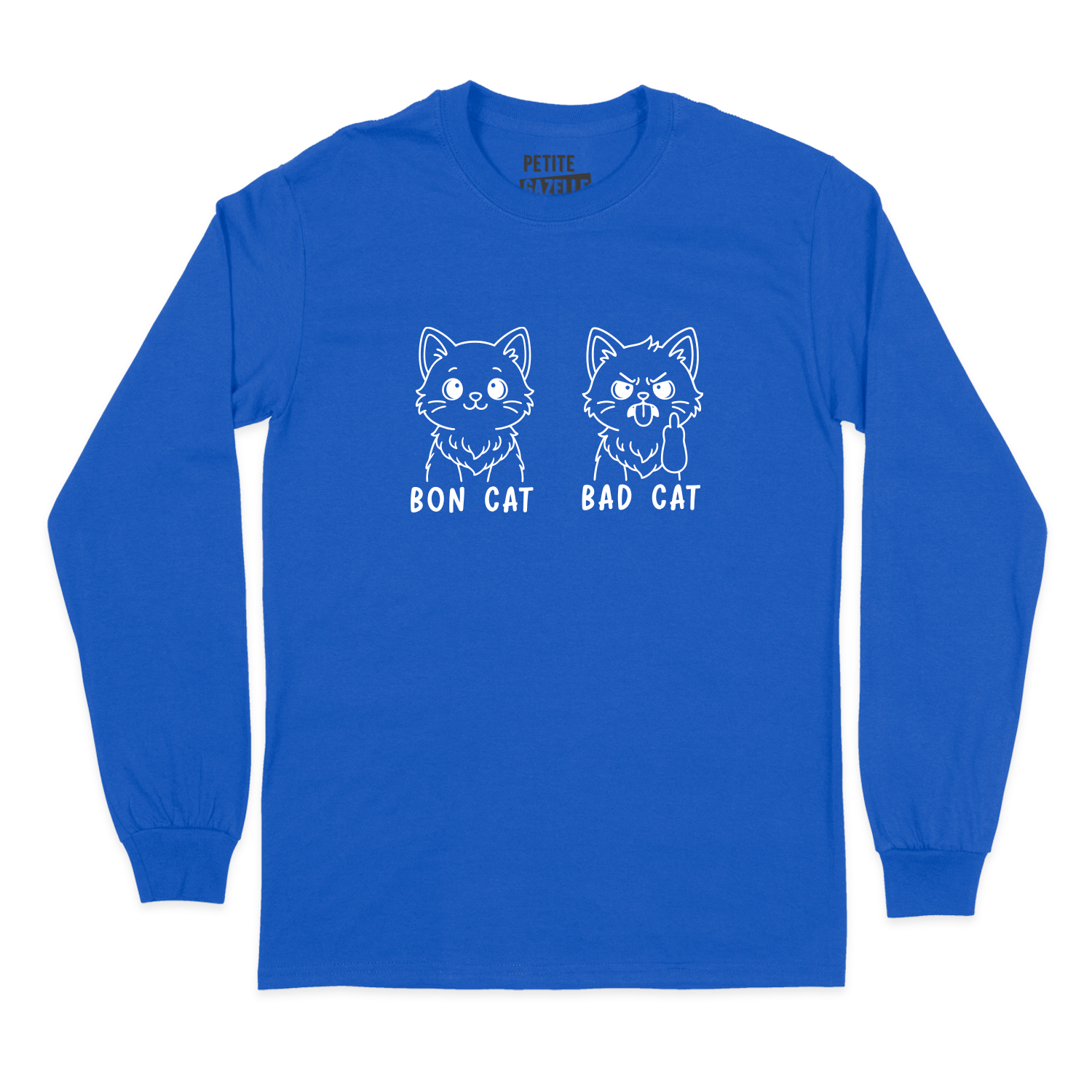 T-SHIRT À MANCHES LONGUES | Bon cat Bad cat