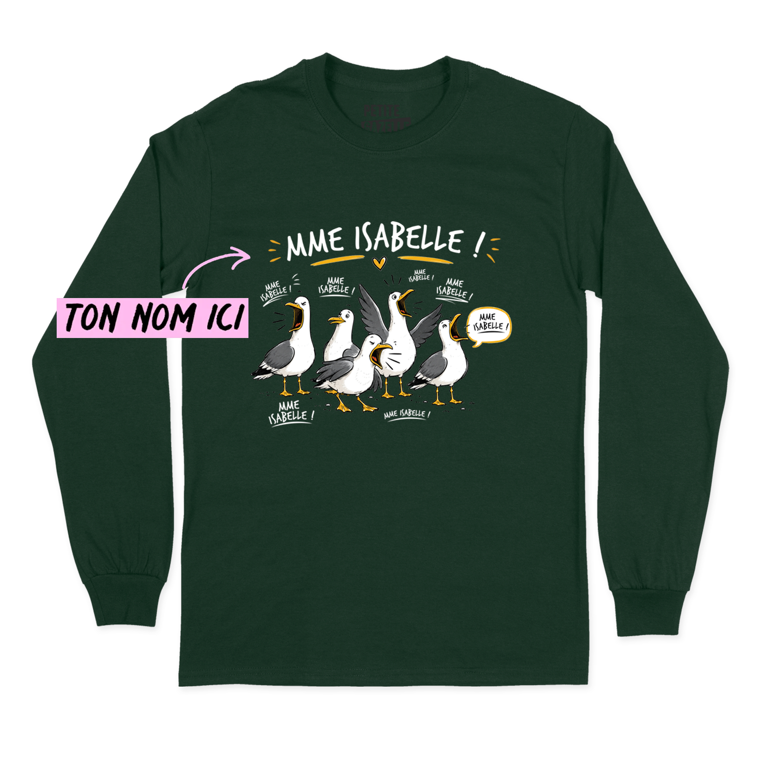 T-SHIRT À MANCHES LONGUES | Les petites mouettes