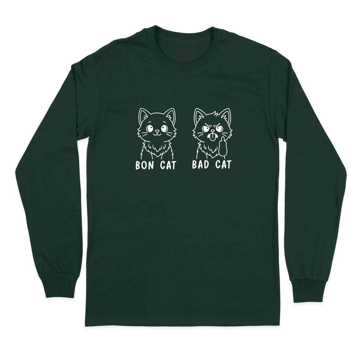T-SHIRT À MANCHES LONGUES | Bon cat Bad cat
