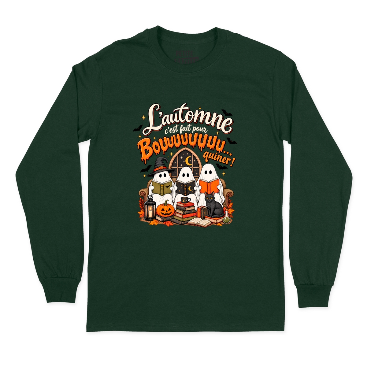 T-SHIRT À MANCHES LONGUES | L'automne c'est fait pour bouquiner !