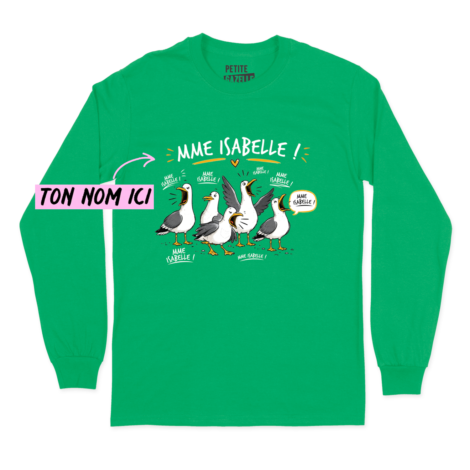 T-SHIRT À MANCHES LONGUES | Les petites mouettes