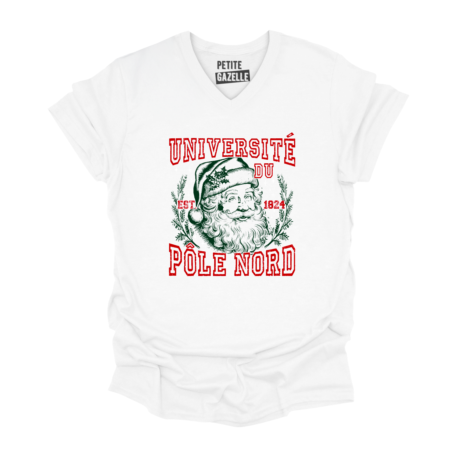 TSHIRT COL en V | Université du Pôle Nord