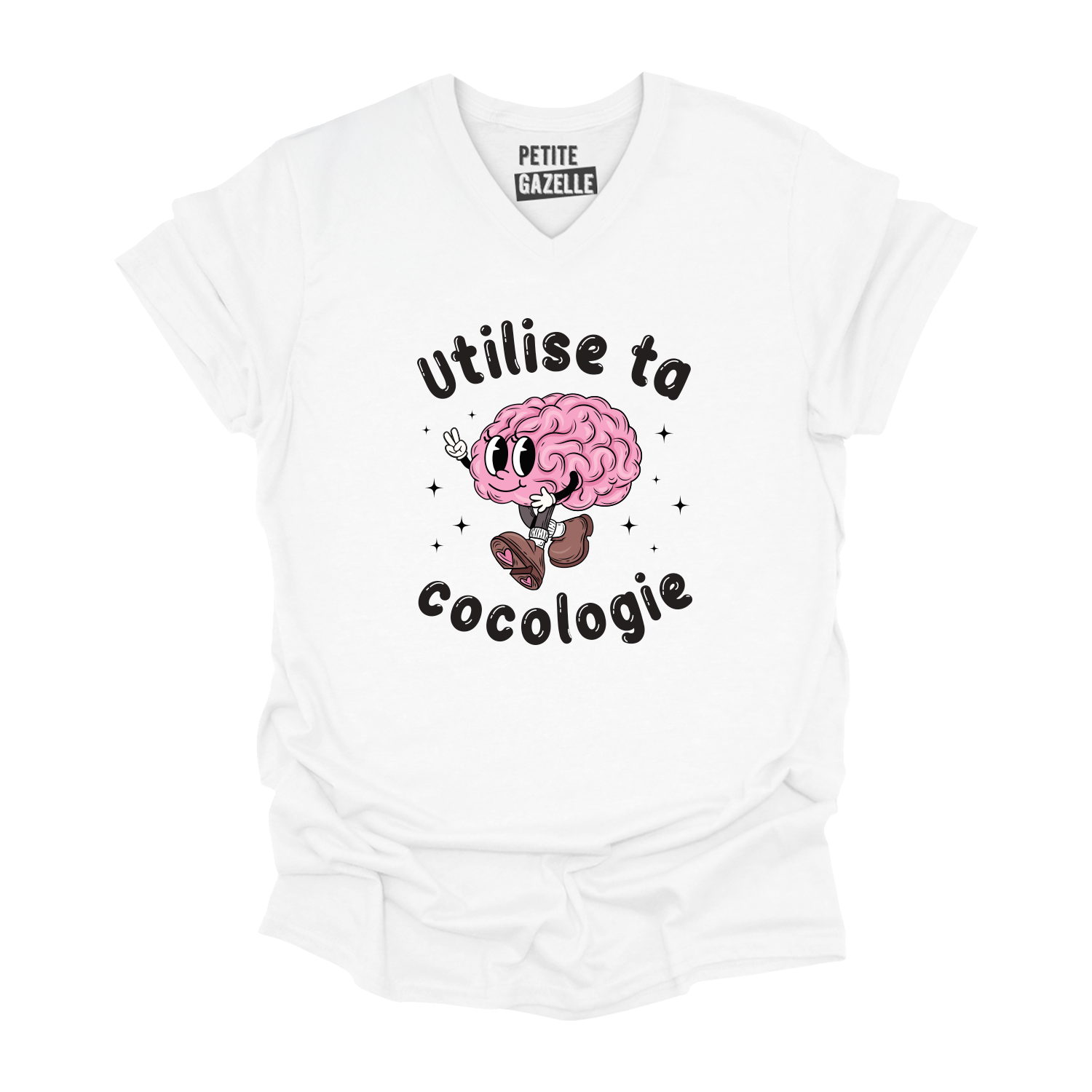 TSHIRT COL en V | Utilise ta cocologie