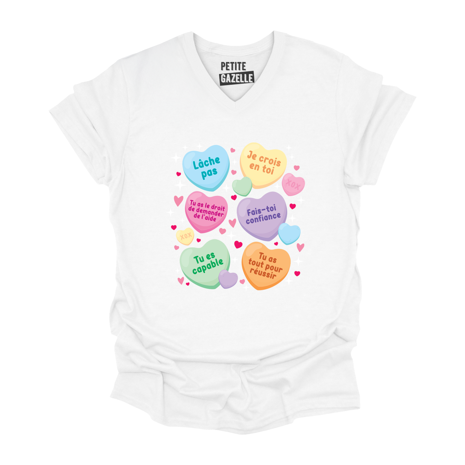 TSHIRT COL en V | Encouragements