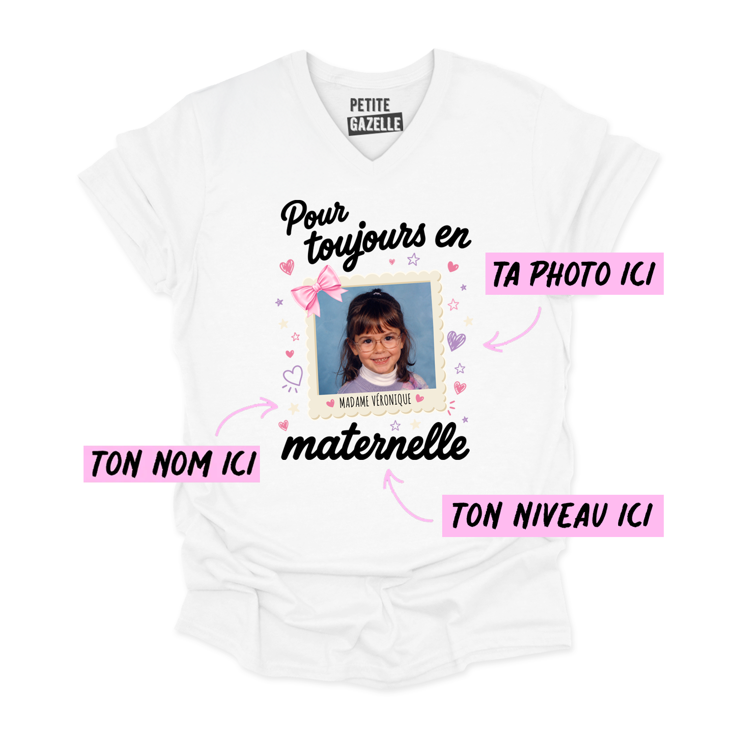 TSHIRT COL en V | Pour toujours