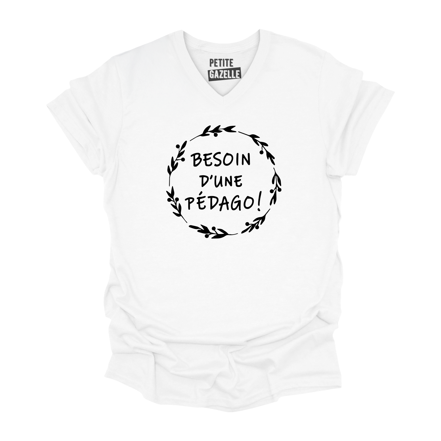 TSHIRT COL en V | Besoin d'une pédago