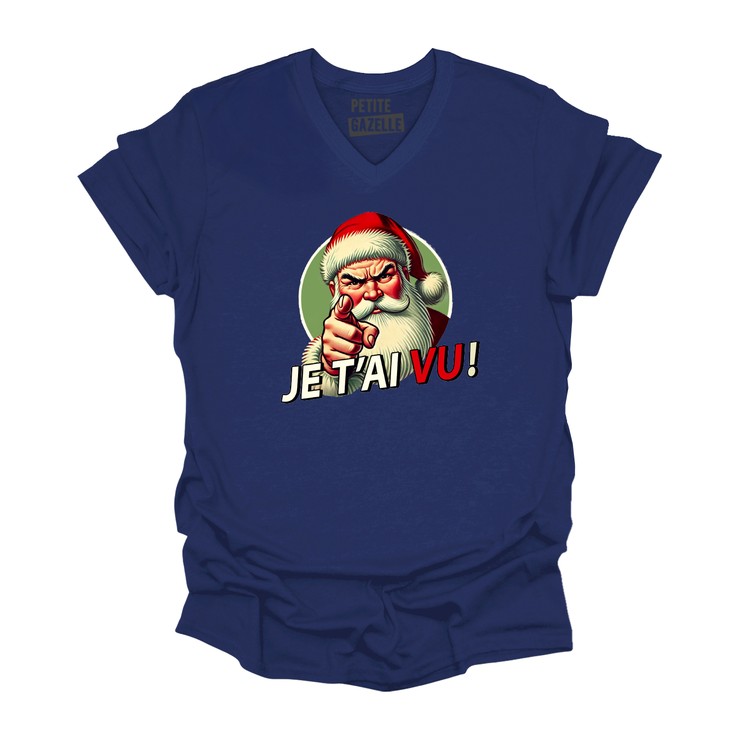 TSHIRT COL en V | Je t'ai vu !