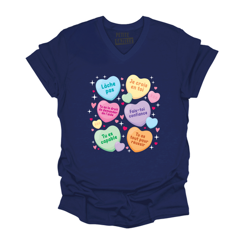 TSHIRT COL en V | Encouragements