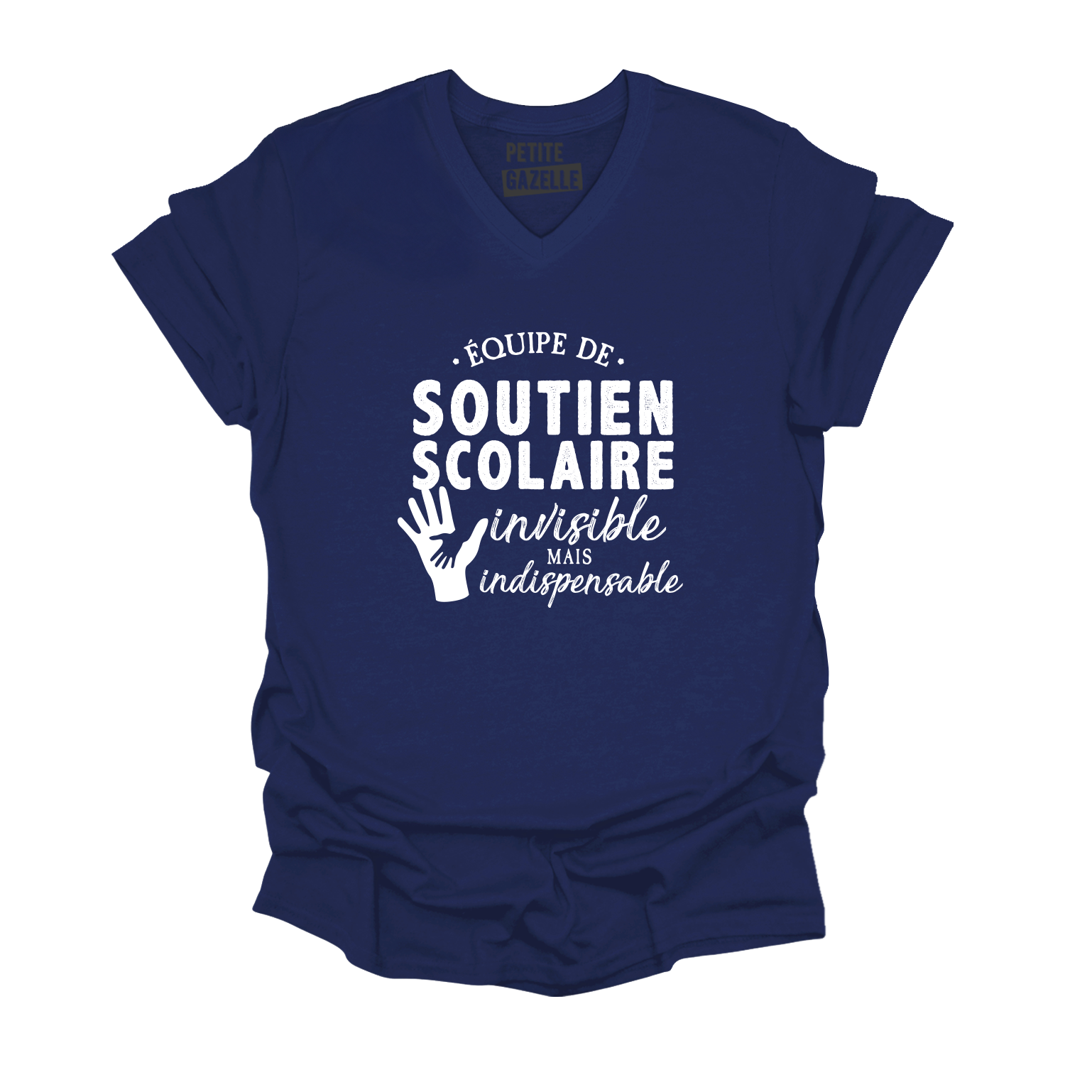TSHIRT COL en V | Équipe de soutien scolaire