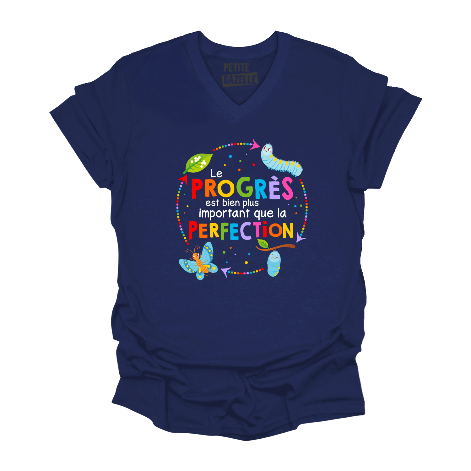 TSHIRT COL en V | Le progrès