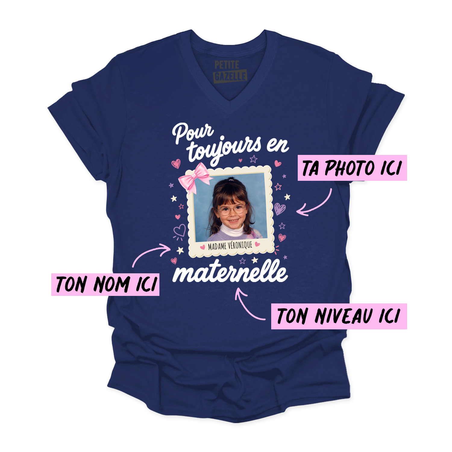 TSHIRT COL en V | Pour toujours