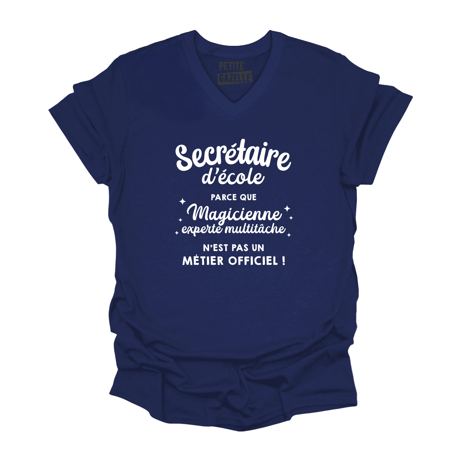 TSHIRT COL en V | Secrétaire Multitâche