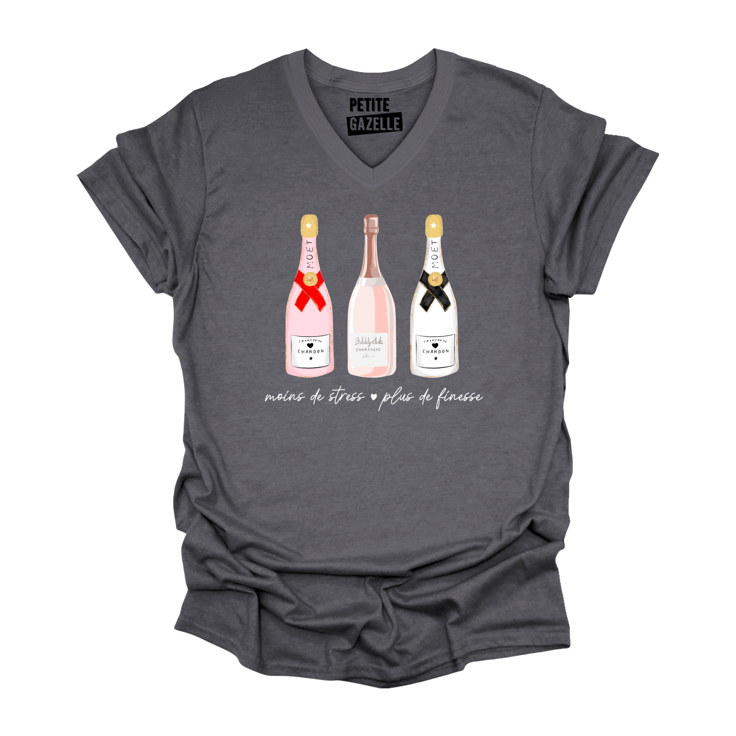 TSHIRT COL en V | Moins de stress, plus de finesse