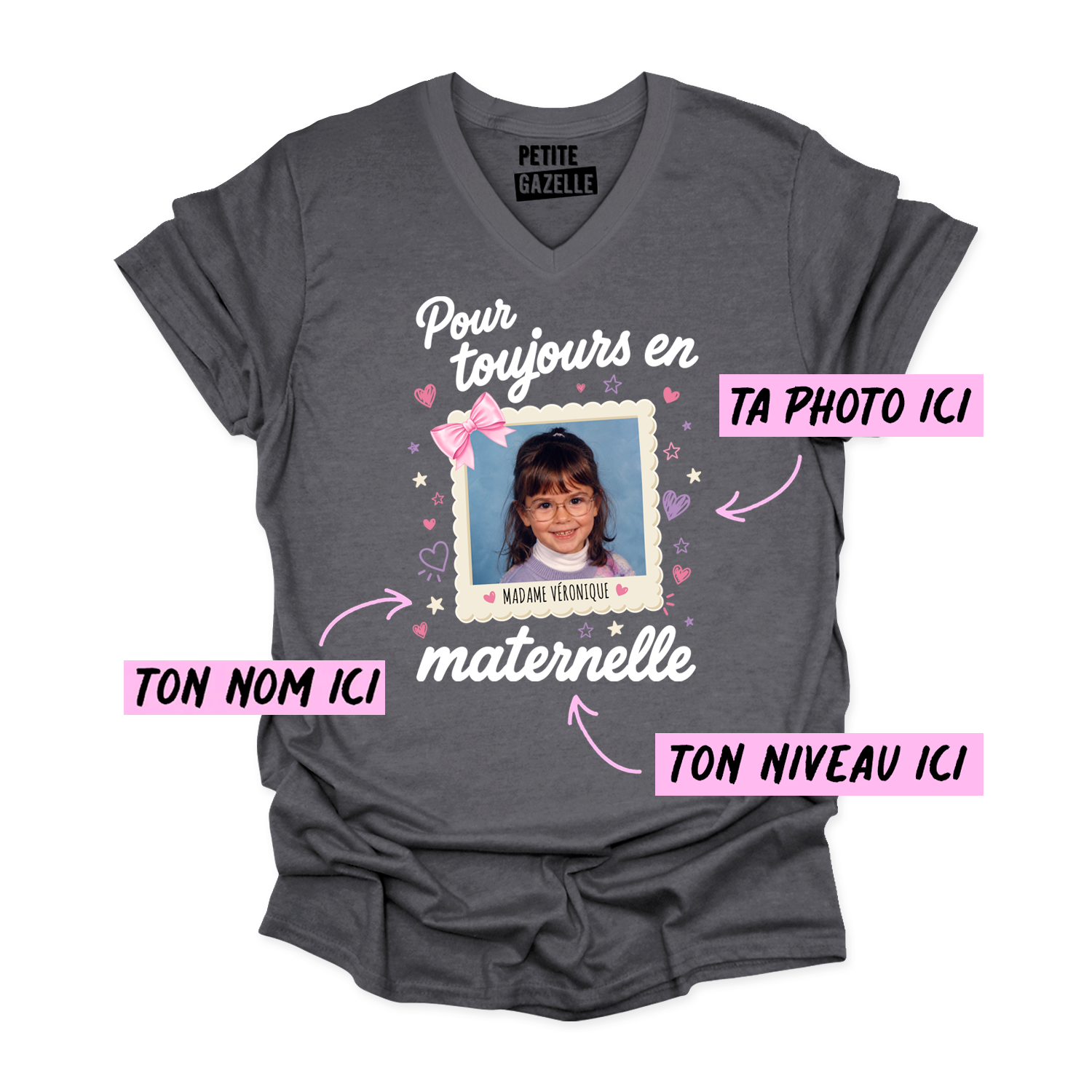 TSHIRT COL en V | Pour toujours