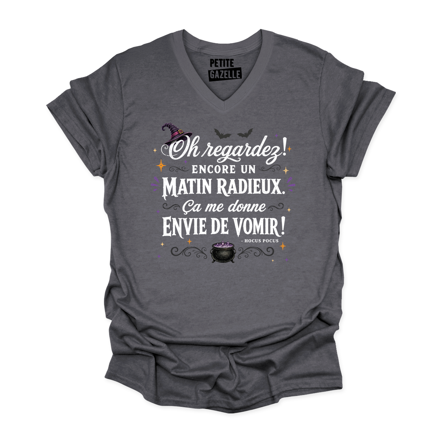 TSHIRT COL en V | Oh regardez, encore un matin radieux