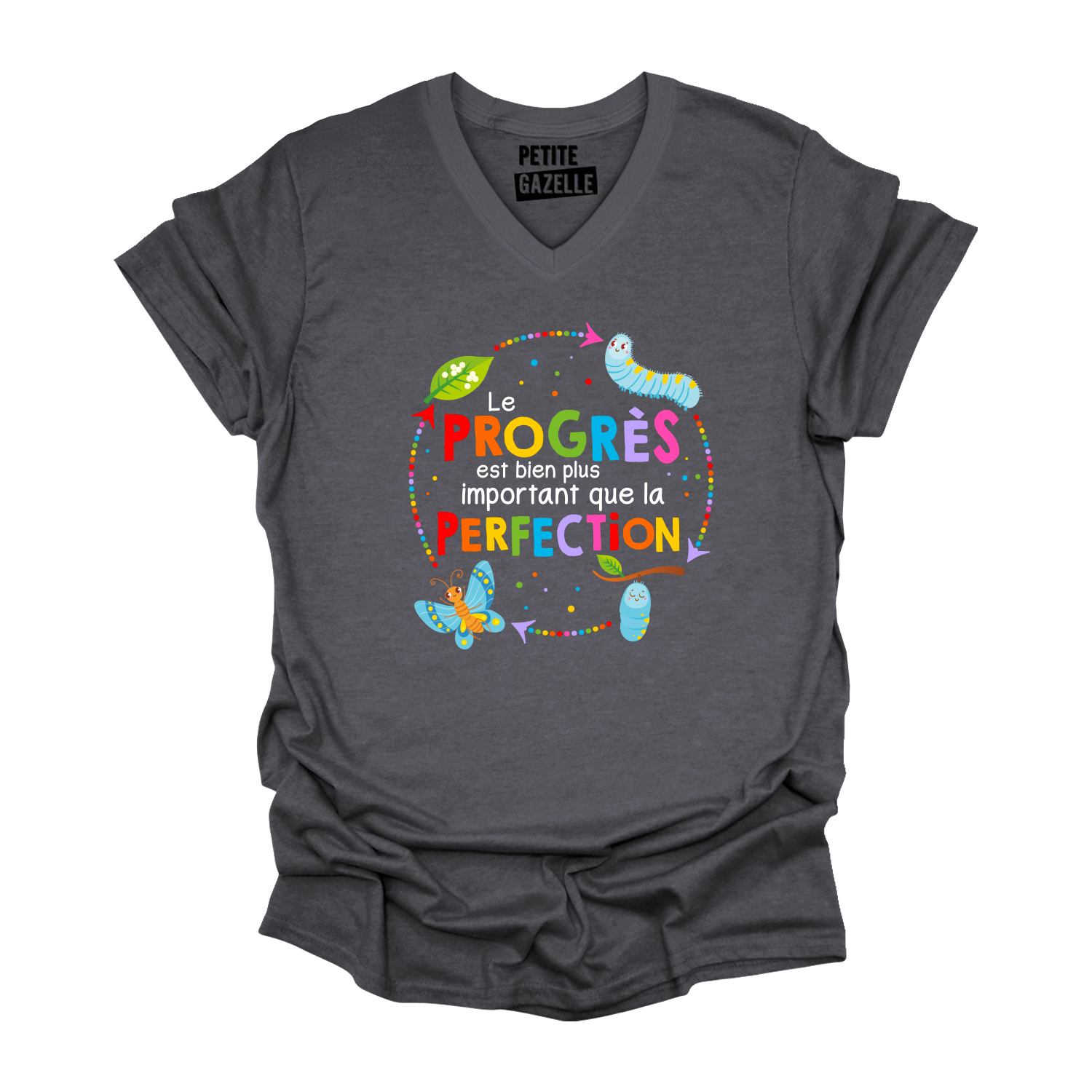 TSHIRT COL en V | Le progrès
