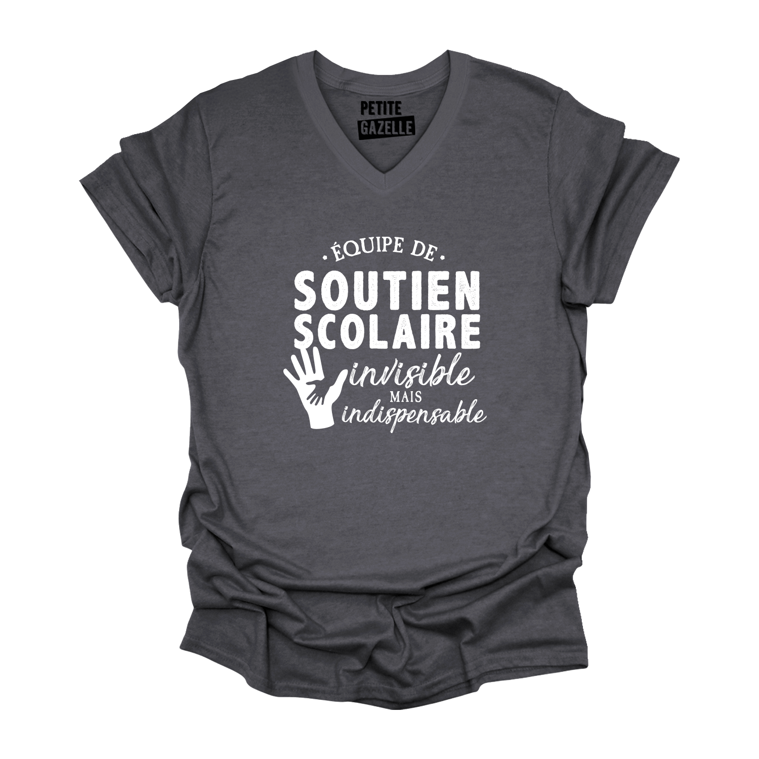 TSHIRT COL en V | Équipe de soutien scolaire