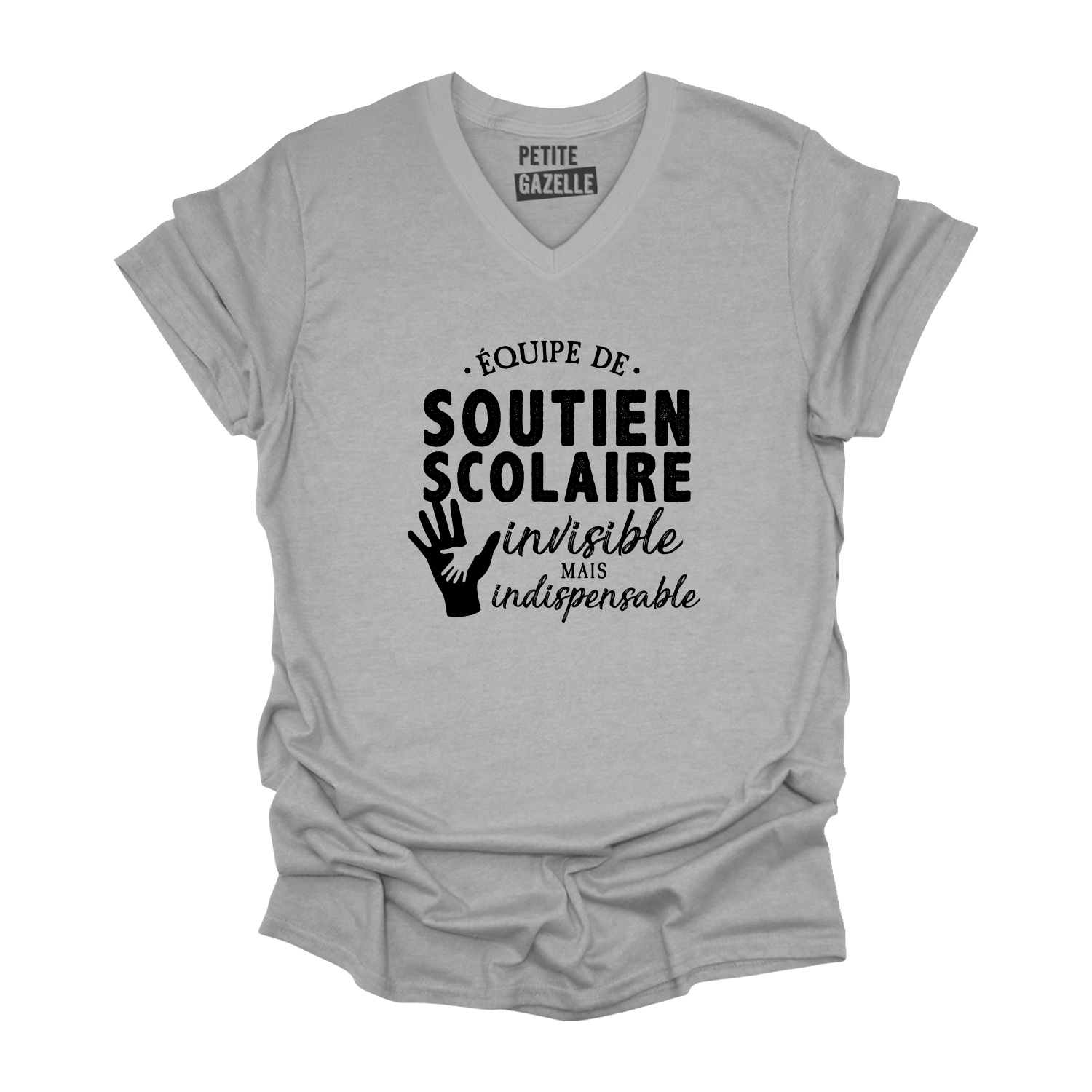 TSHIRT COL en V | Équipe de soutien scolaire