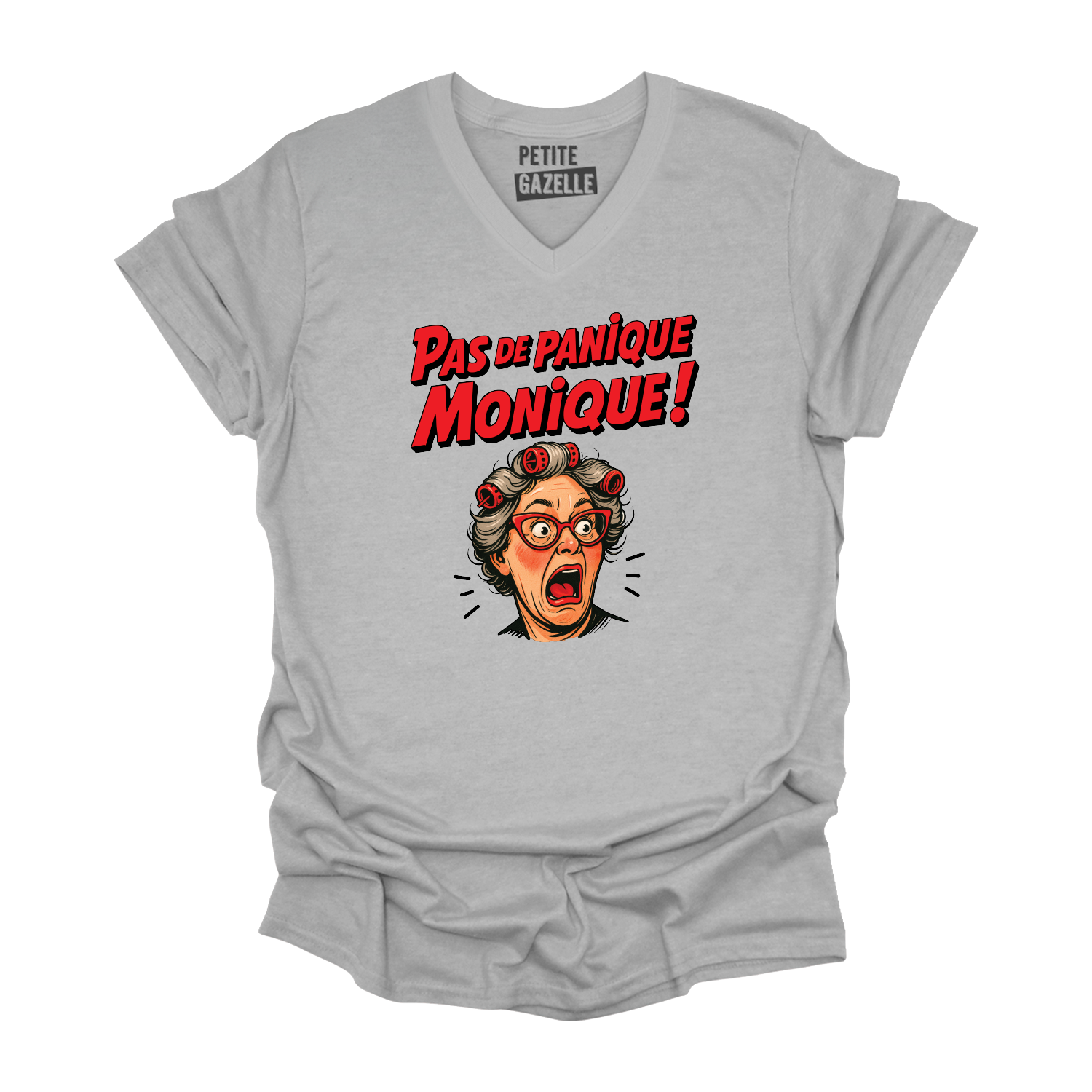 TSHIRT COL en V | Pas de panique Monique !
