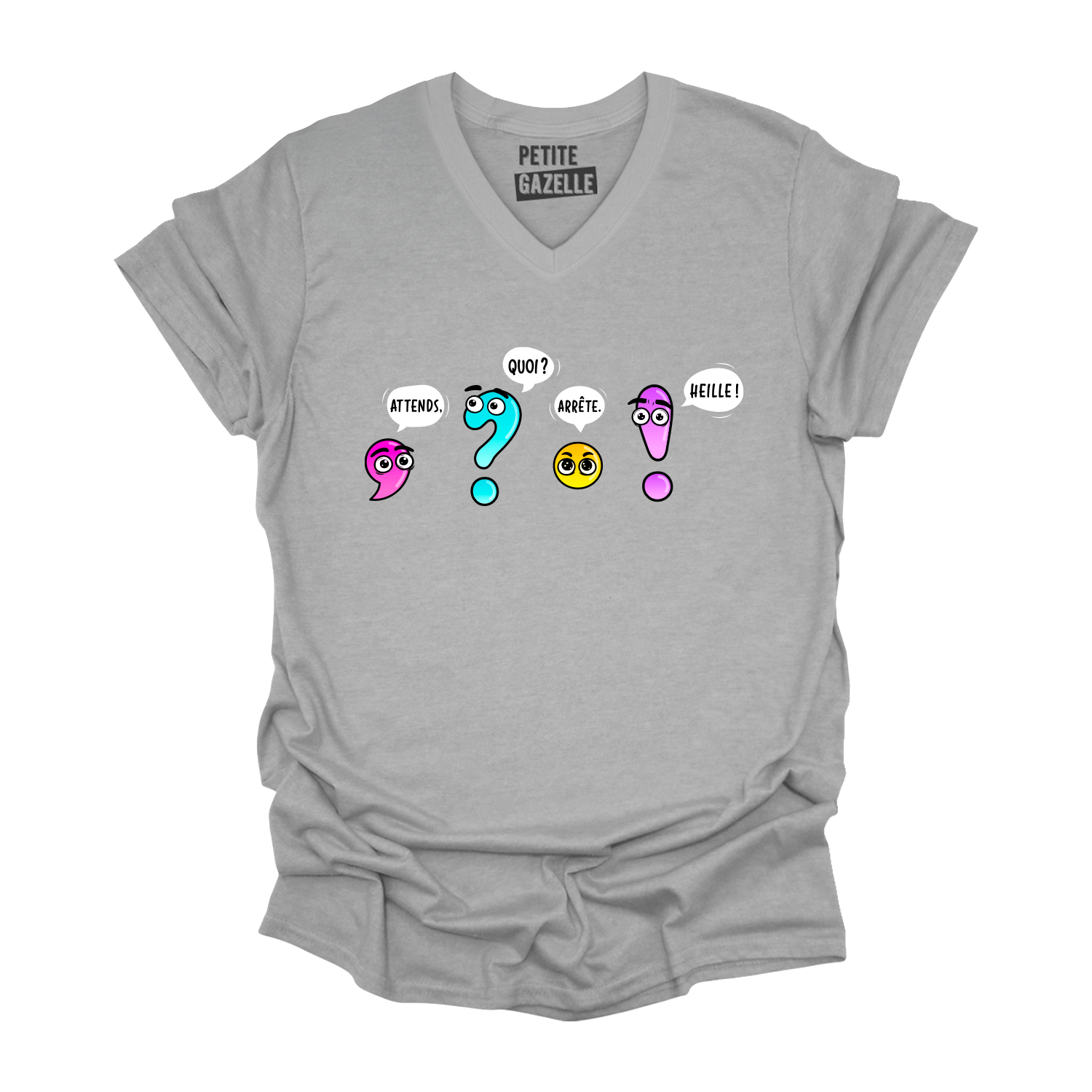 TSHIRT COL en V | Ponctuation