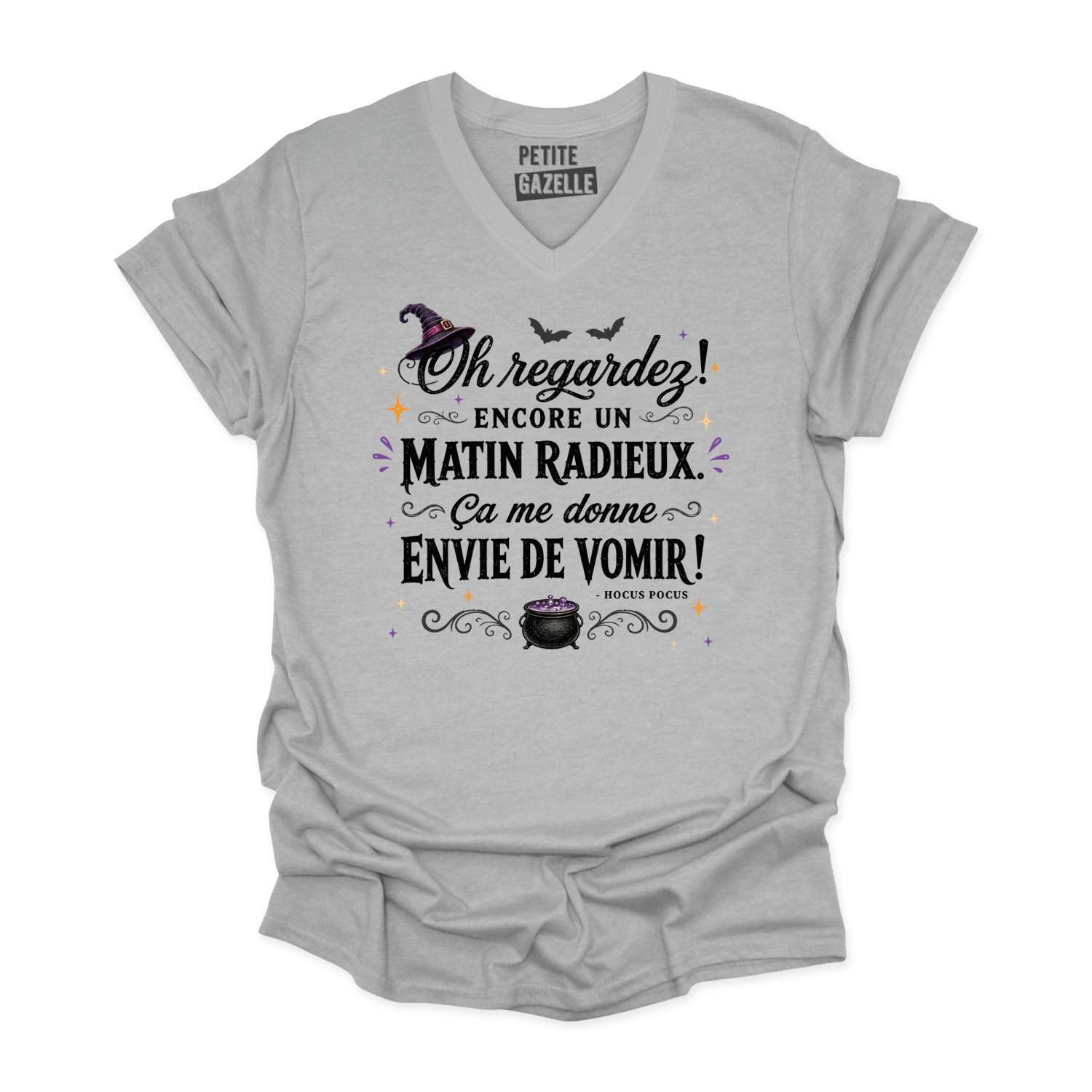 TSHIRT COL en V | Oh regardez, encore un matin radieux