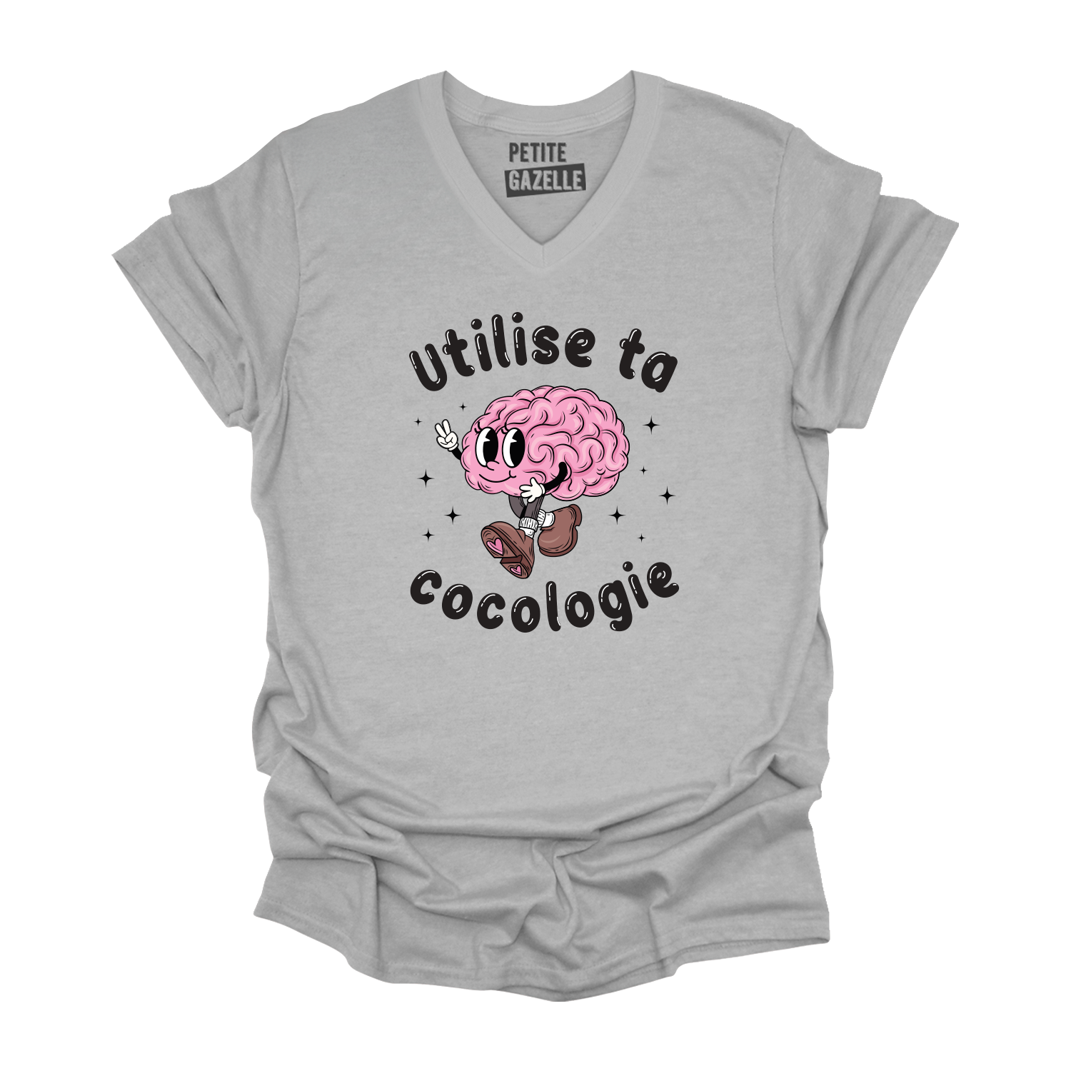 TSHIRT COL en V | Utilise ta cocologie