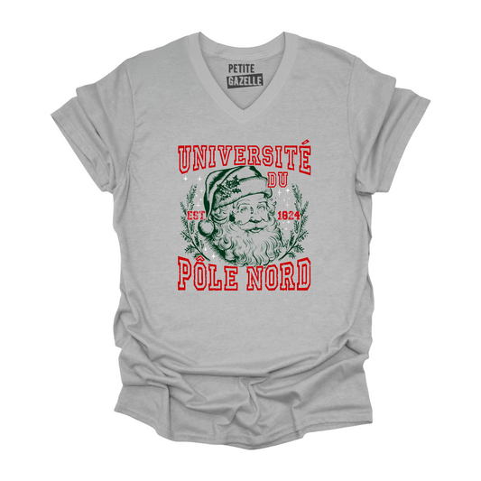TSHIRT COL en V | Université du Pôle Nord