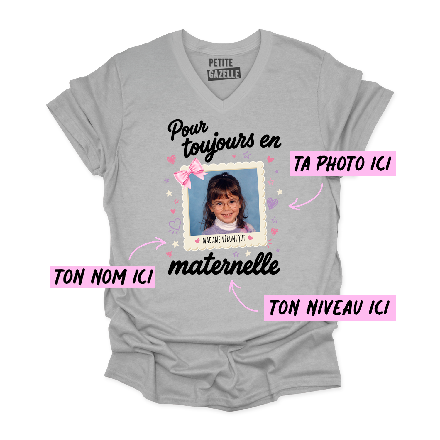 TSHIRT COL en V | Pour toujours