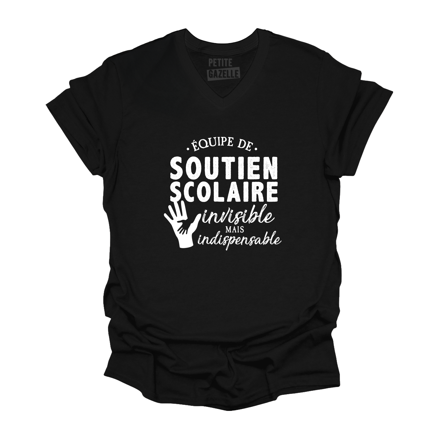 TSHIRT COL en V | Équipe de soutien scolaire
