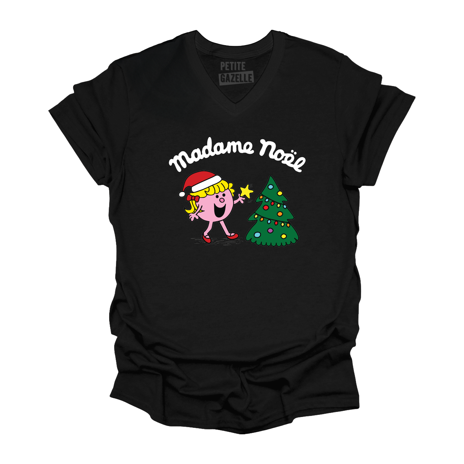 TSHIRT COL en V | Madame Noël