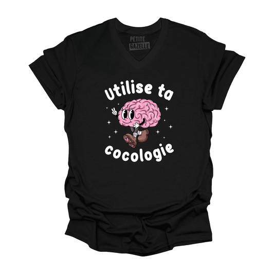 TSHIRT COL en V | Utilise ta cocologie