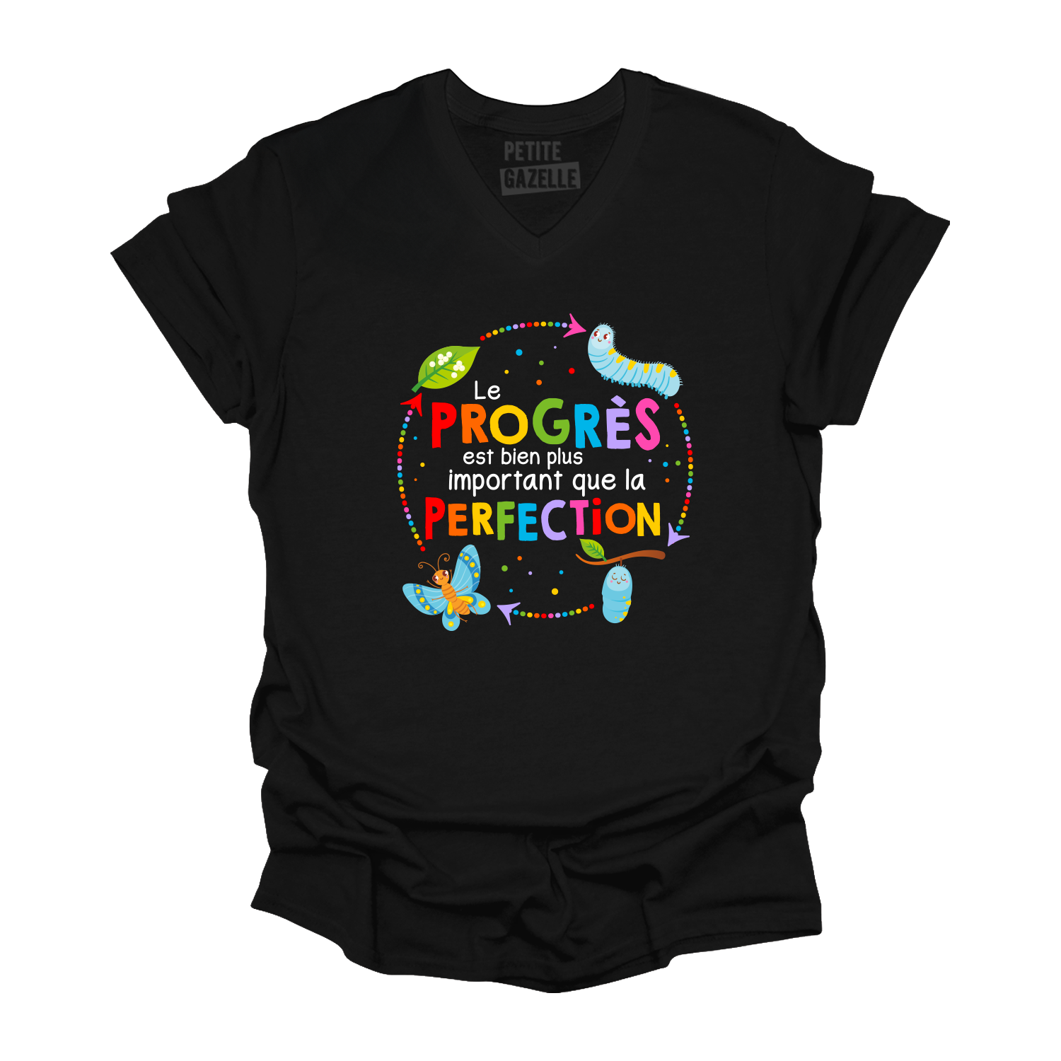 TSHIRT COL en V | Le progrès