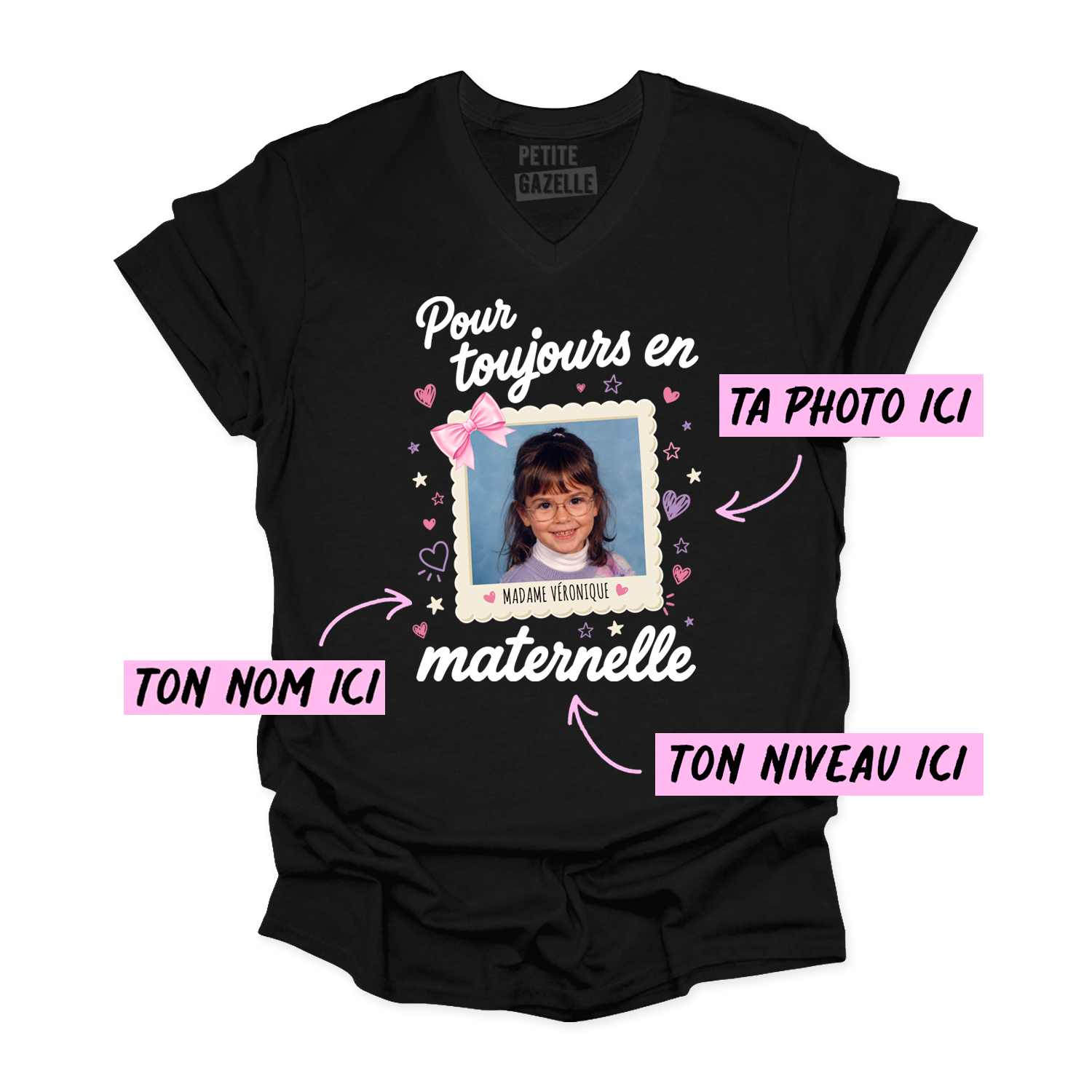 TSHIRT COL en V | Pour toujours