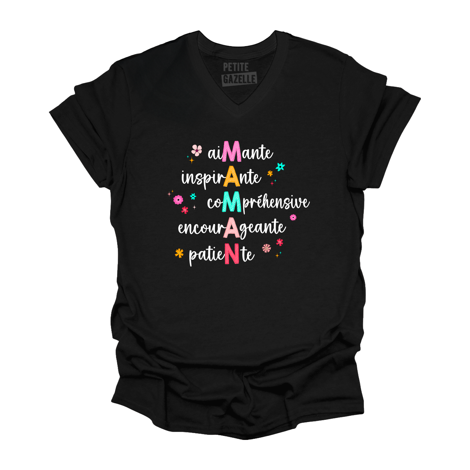TSHIRT COL en V | Aimante Maman