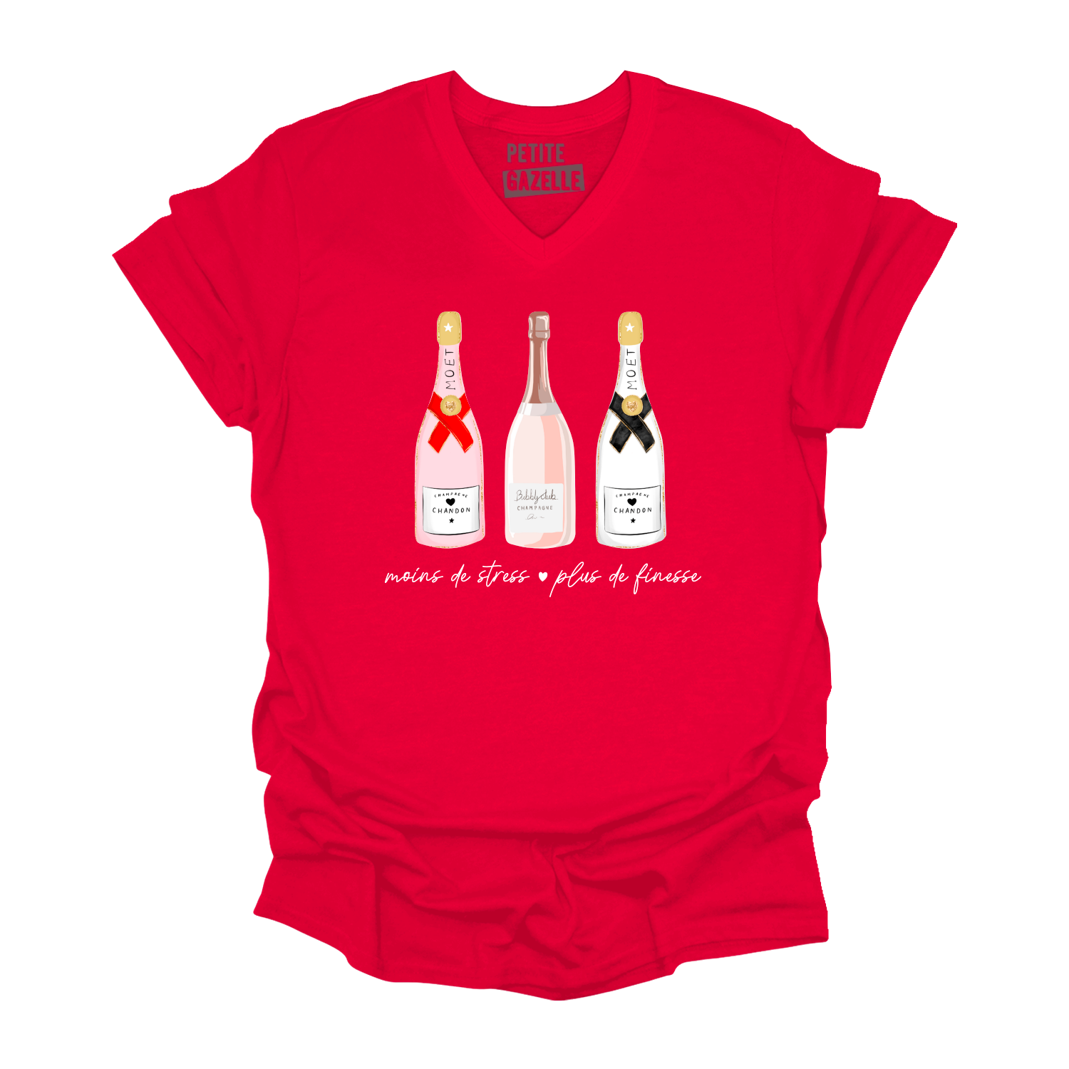 TSHIRT COL en V | Moins de stress, plus de finesse