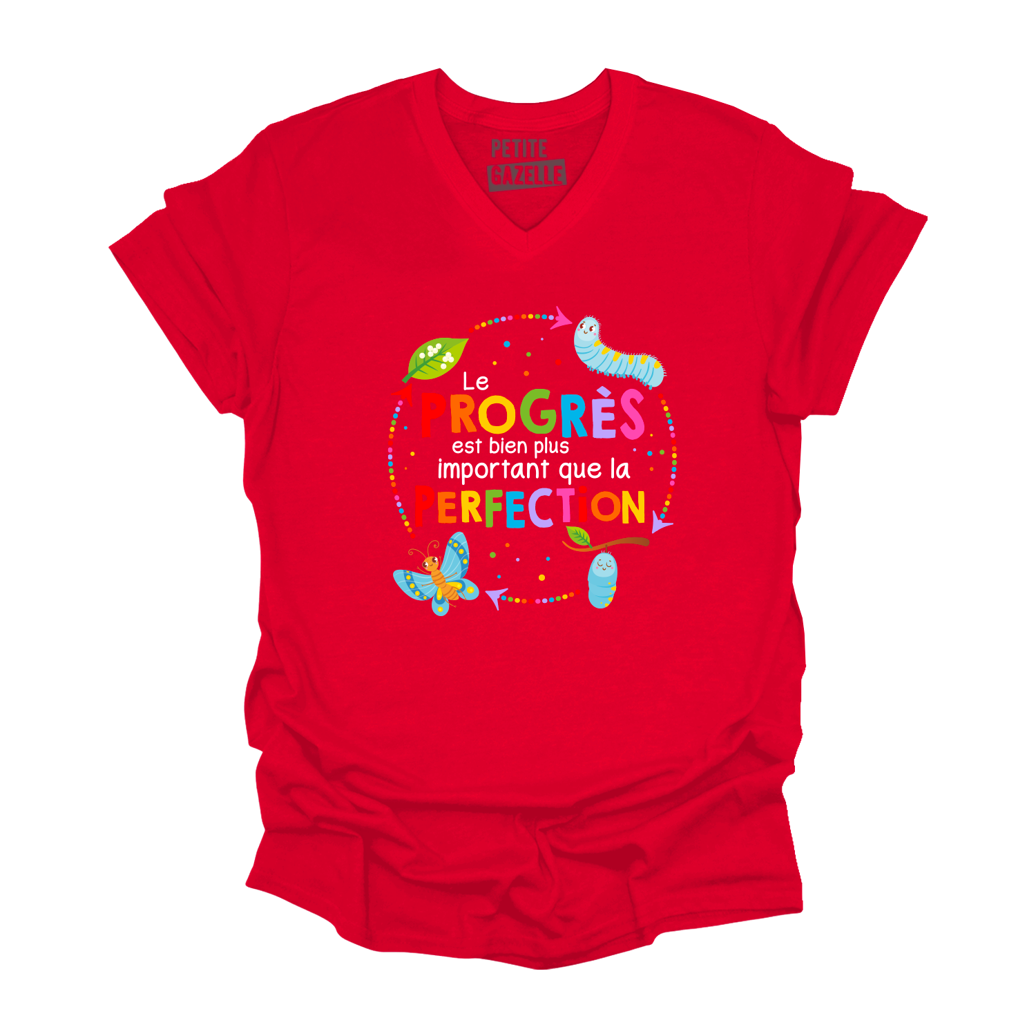 TSHIRT COL en V | Le progrès
