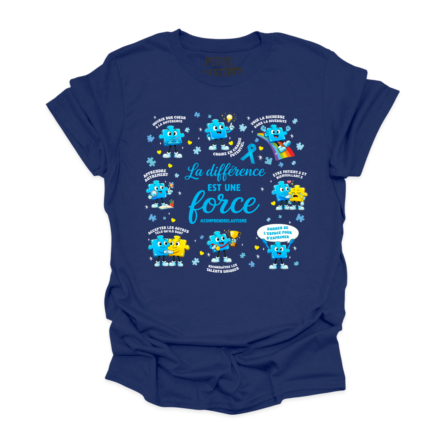 T-SHIRT COL ROND | Comprendre l'autisme