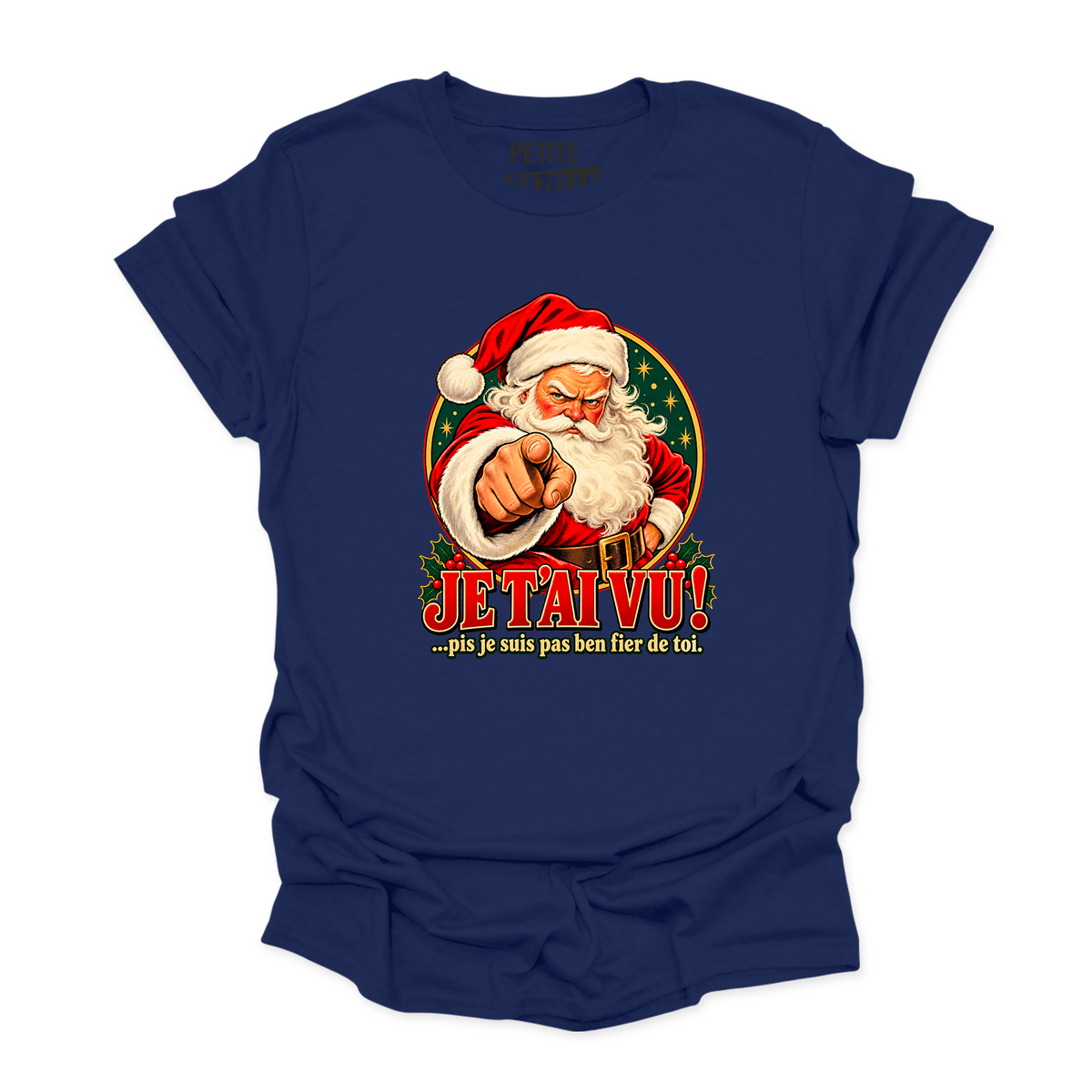 T-SHIRT COL ROND | Je t'ai vu !