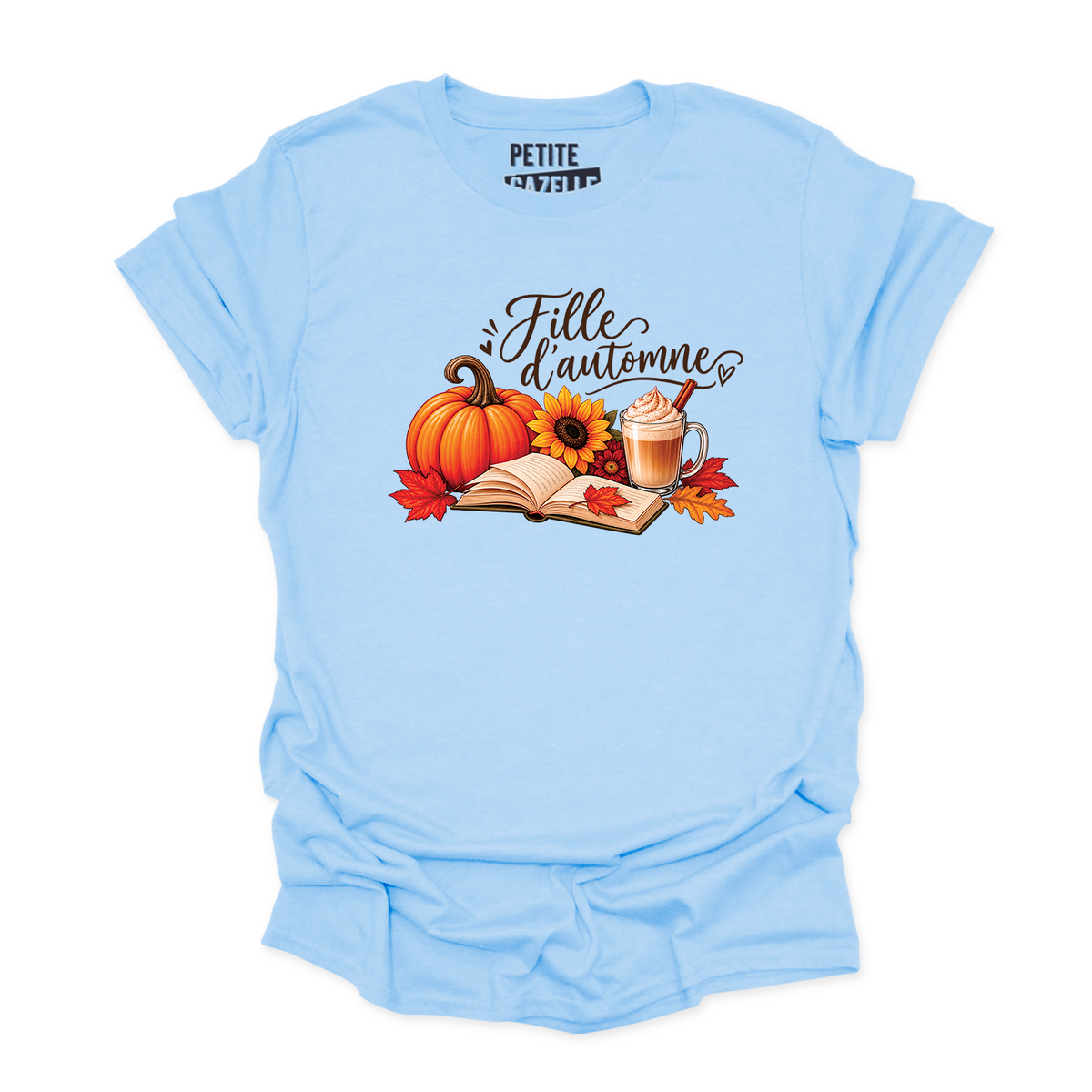 T-SHIRT COL ROND | Citrouille & Livres