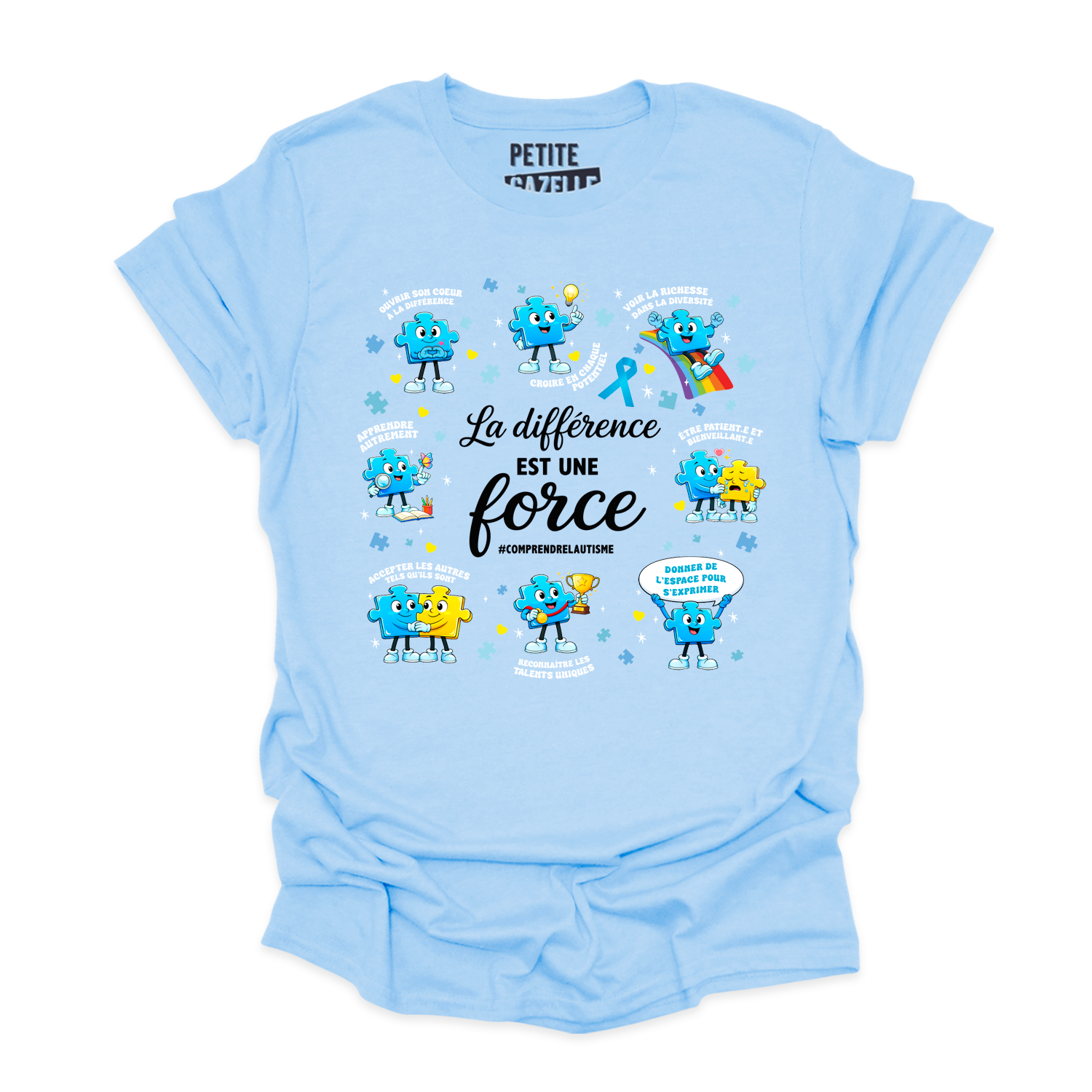 T-SHIRT COL ROND | Comprendre l'autisme