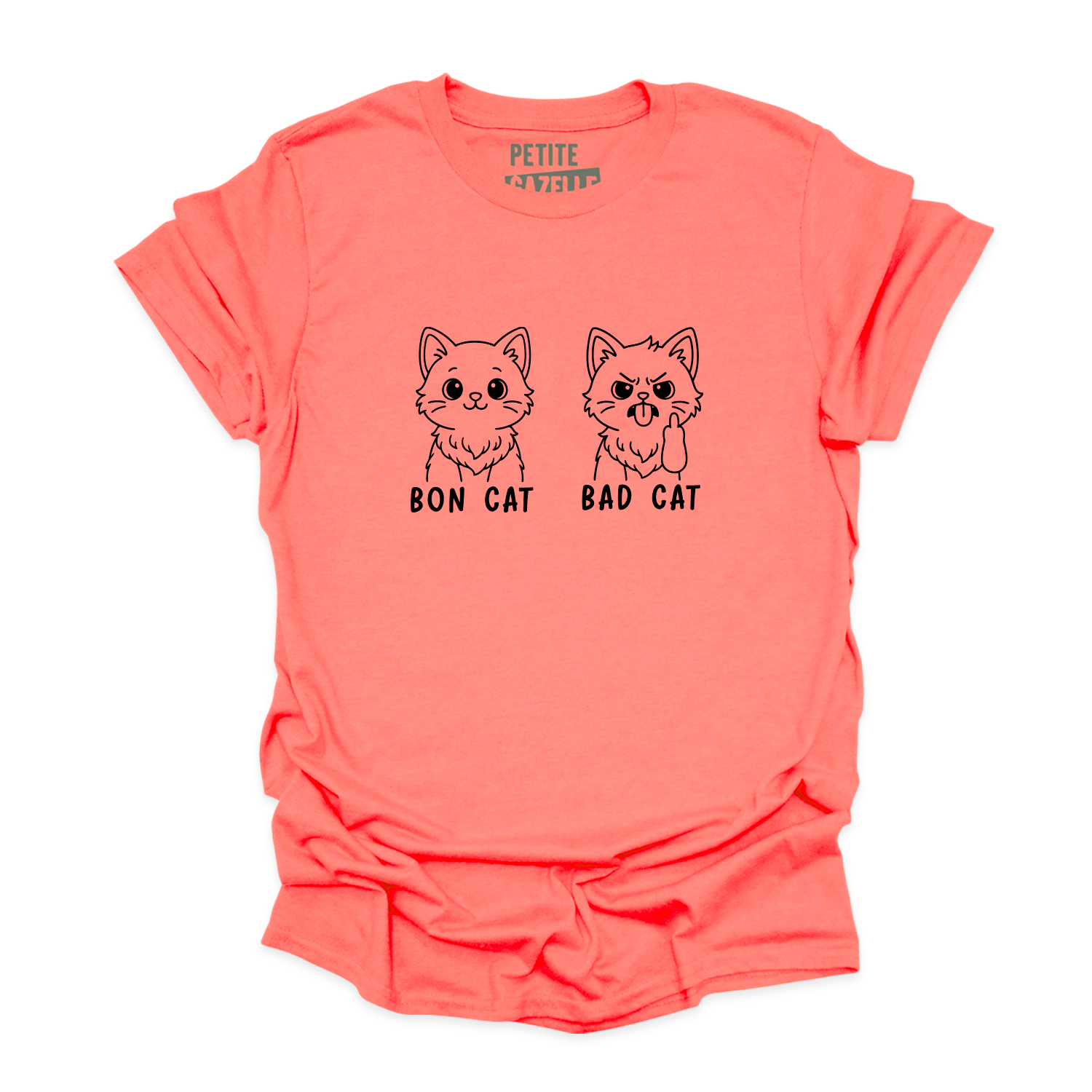 TSHIRT COL ROND | Bon Cat Bad Cat