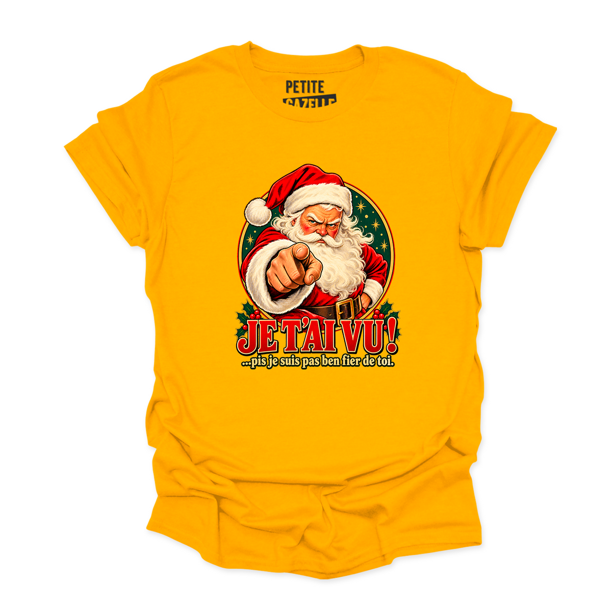 T-SHIRT COL ROND | Je t'ai vu !