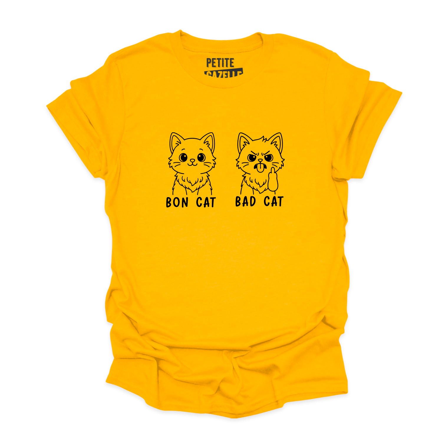 TSHIRT COL ROND | Bon Cat Bad Cat