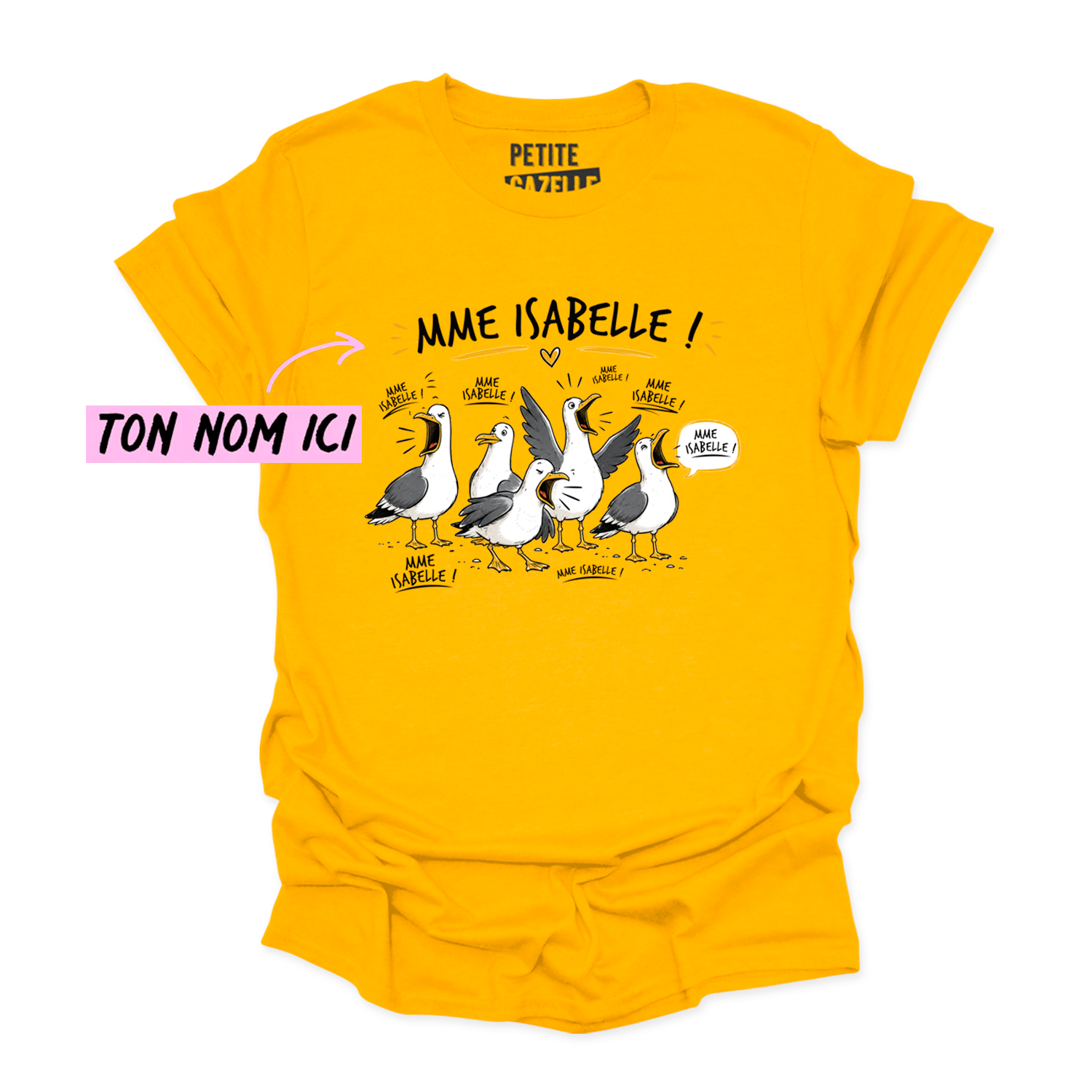 T-SHIRT COL ROND | Les petites mouettes