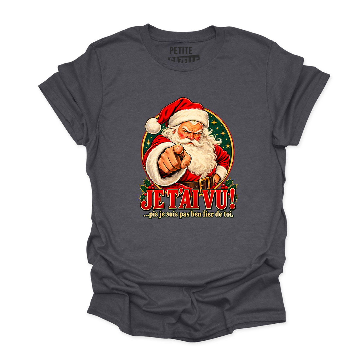T-SHIRT COL ROND | Je t'ai vu !