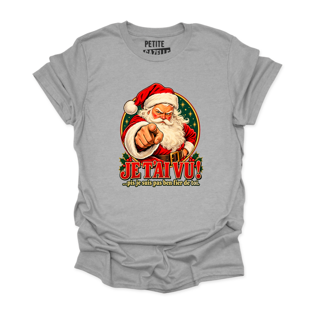 T-SHIRT COL ROND | Je t'ai vu !