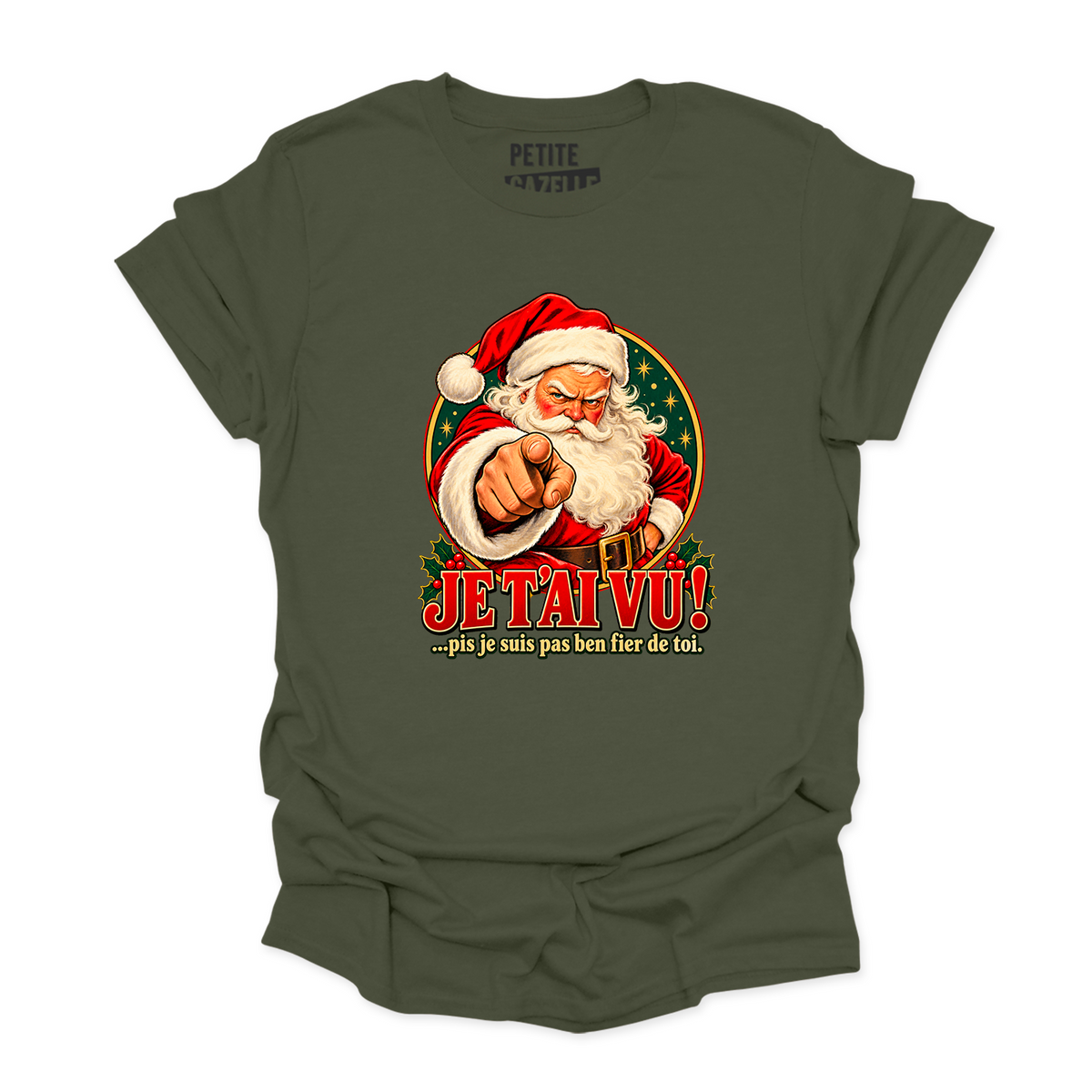 T-SHIRT COL ROND | Je t'ai vu !