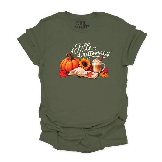 T-SHIRT COL ROND | Citrouille & Livres